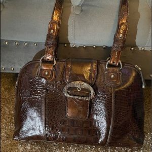 Alligator skin purse